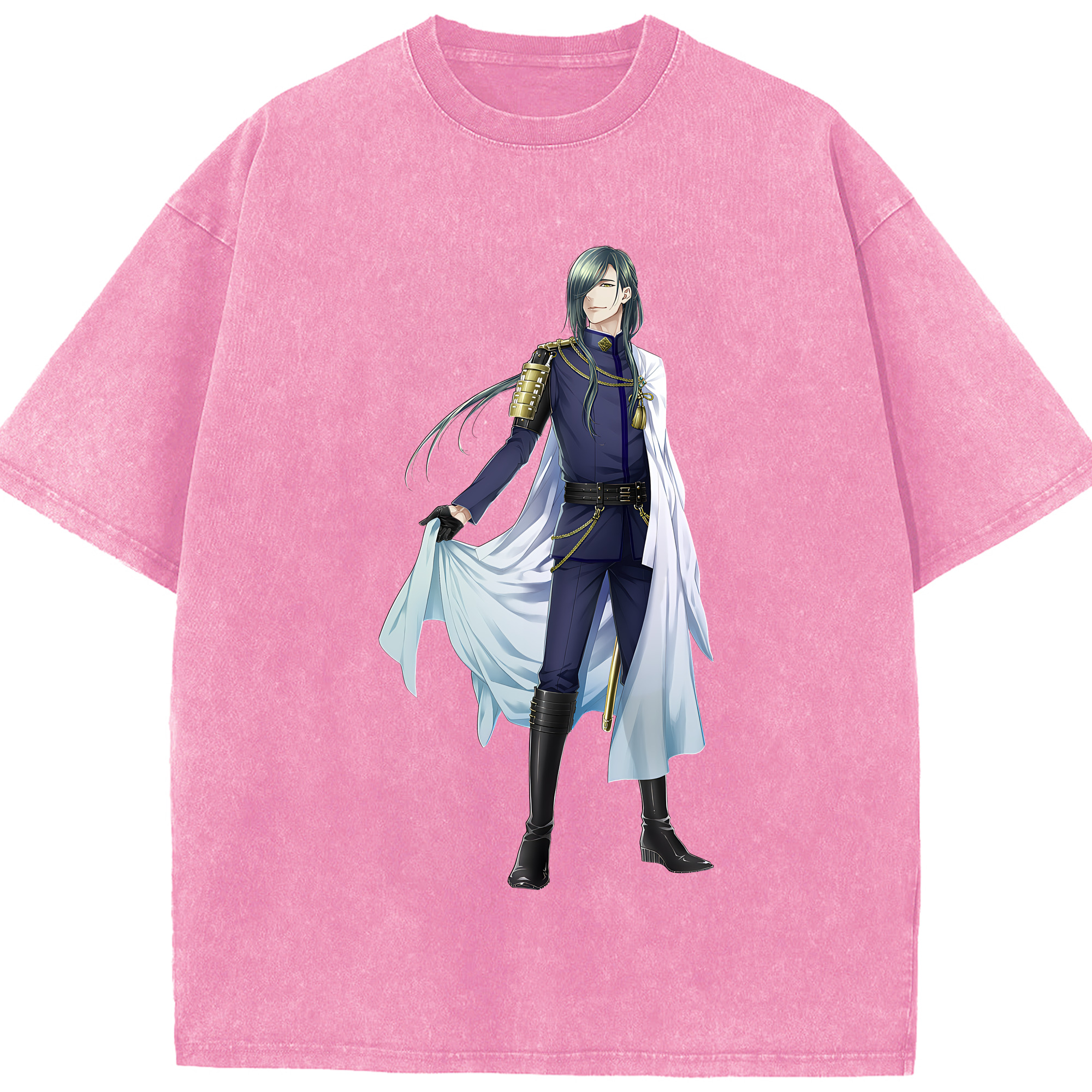 （画像用） 刀剣乱舞 Touken Ranbu 綿100% ヴィンテージ風 半袖Tシャツ（フロントプリント）